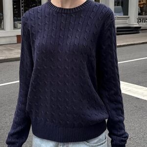 Brandy Melville Wool Blend Cable Knit Sweater